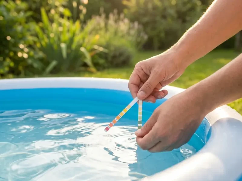 Mantenimiento de agua de piscina